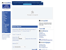 Tablet Screenshot of homes-on-line.com